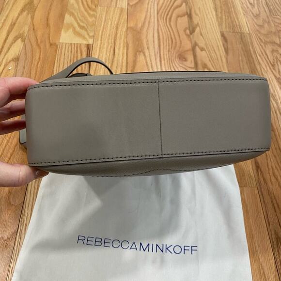 Rebecca Minkoff Jody Pebbled Leather Feed Bag Purse - Picture 13 of 15